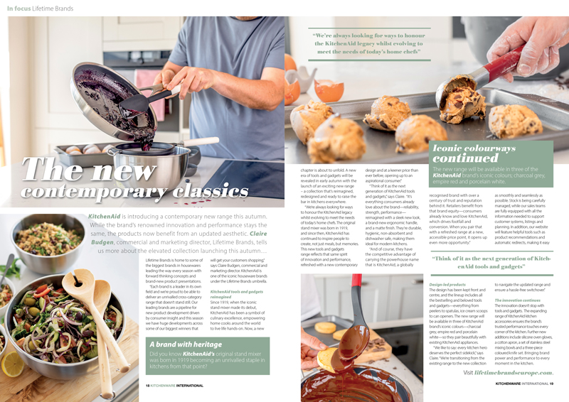 Kitchenware International June 2025 Lifetime Brand Interview