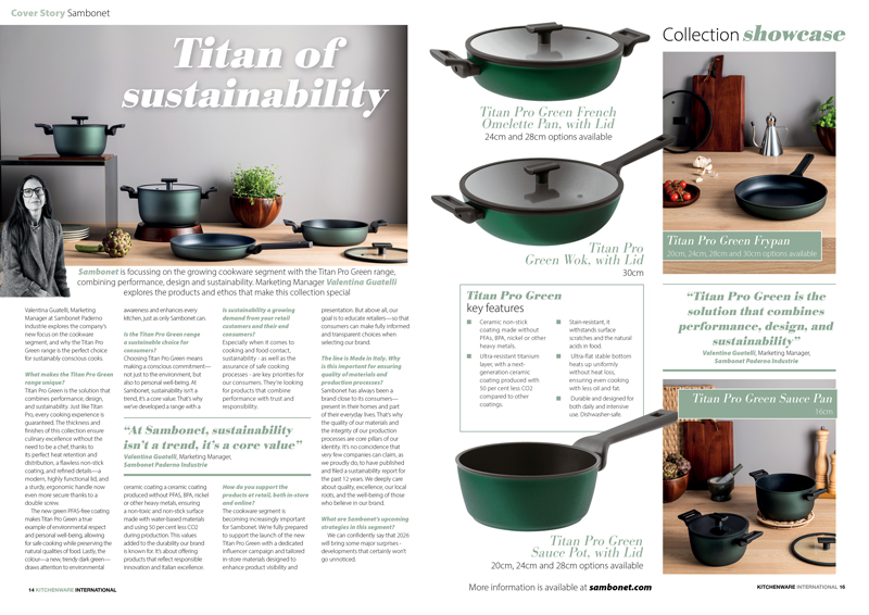 Kitchenware International June 2025 Cover Story Sambonet