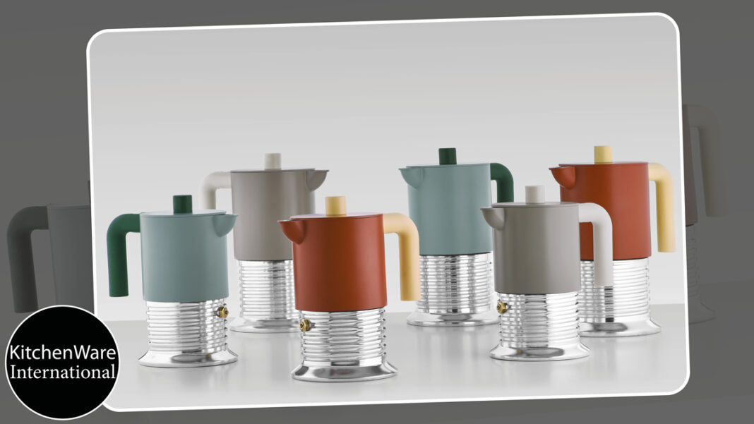 New from Alessi; the Vite espresso coffee maker